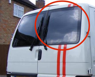VW T4 O/S Twin Rear Door Window In Privacy Tint (Offside)