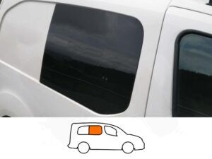 Partner/Berlingo O/S/F Fixed Window in Privacy Tint