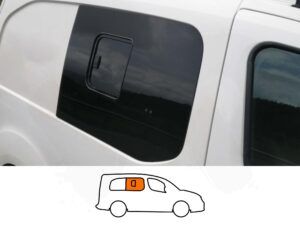 Partner/Berlingo O/S/F Opening Window in Privacy Tint