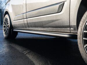 Transit Custom Matt Black Sportline Style Sidebars (SWB L1)
