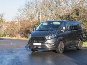 Transit Custom Matt Black Sportline Style Sidebars (SWB L1) - Image 3
