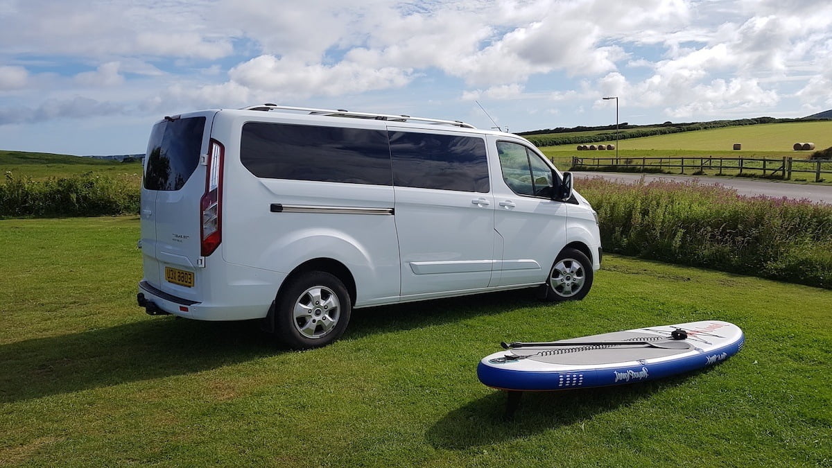 Ford Transit Custom O/S/R Fixed Window in Privacy Tint (LWB) - Image 2
