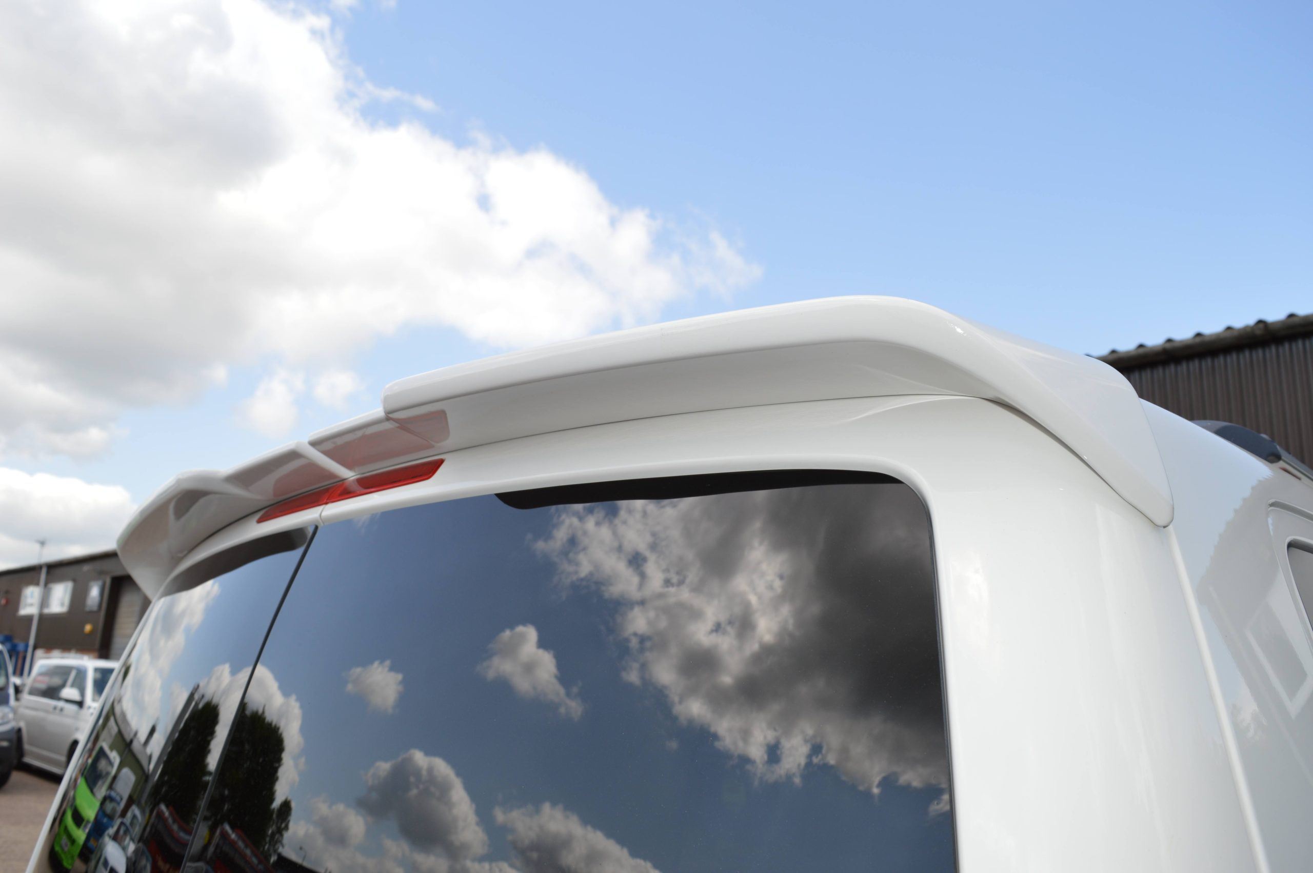 T5/T5.1/T6/T6.1 Sportline Style Rear Spoiler - Twin Door (PRIMED) - Image 7