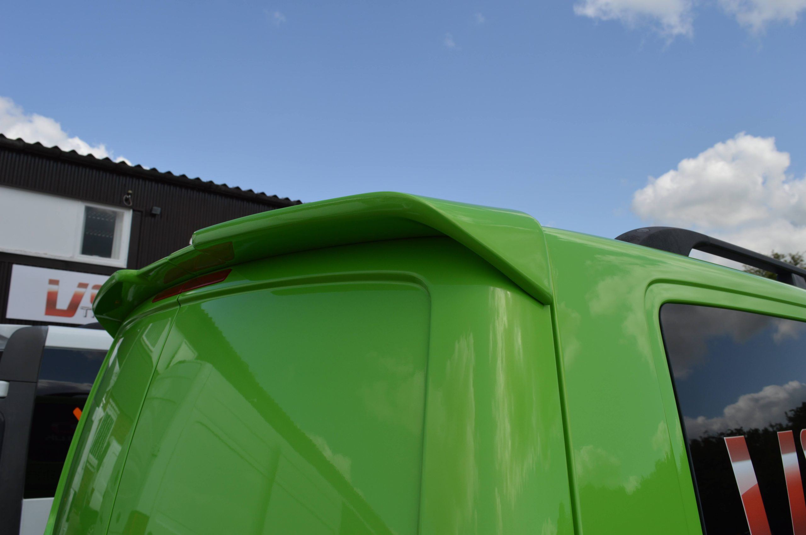 T5/T5.1/T6/T6.1 Sportline Style Rear Spoiler - Twin Door (PRIMED) - Image 6