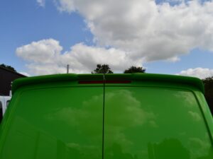 T5/T5.1/T6/T6.1 Sportline Style Rear Spoiler - Twin Door (PRIMED) - Image 5
