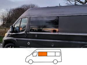 Ducato/Boxer/Relay/Movano (MWB/LWB/XLWB) N/S Front Fixed Window In Privacy Tint