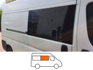 Ducato/Boxer/Relay/Movano (SWB) O/S Front Fixed Window In Privacy Tint