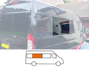 Ducato/Boxer/Relay/Movano (LWB/XWB L3/L4) O/S Middle Fixed Window In Privacy Tint