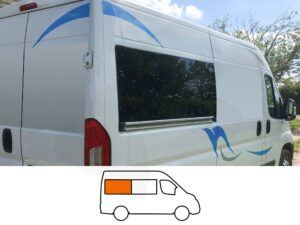 Ducato/Boxer/Relay/Movano (SWB) O/S Rear Fixed Window In Privacy Tint