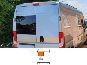 Ducato/Boxer/Relay/Movano N/S Back Door Window In Privacy Tint