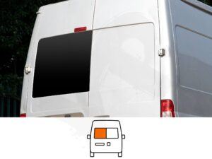 Ford Transit Nearside Back Door Window In Privacy Tint