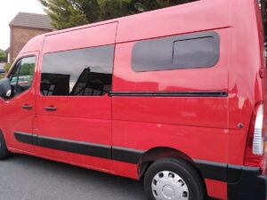 Alternative view of Master/Movano 2010>2024 N/S/F (MWB/LWB/XLWB) Fixed Window In Privacy Tint