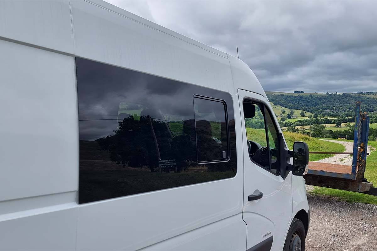 Master/Movano 2010>2024 O/S/F (MWB/LWB/XLWB) Opening Window In Privacy Tint