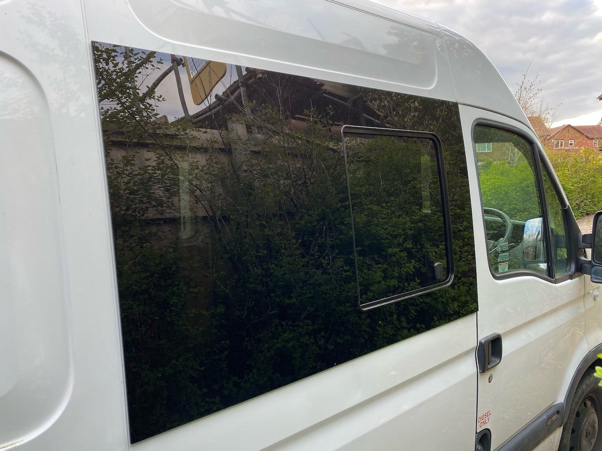 Master/Movano 1997 > 2010 O/S/F (SWB/MWB/LWB) Opening Window In Privacy Tint