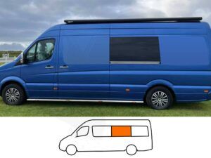 Sprinter 06-25/Crafter 06-17 LWB/XLWB N/S/M Fixed Window in Privacy Tint