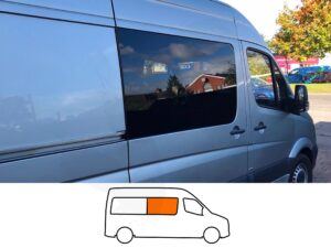 Sprinter 06-25 /Crafter 06-17 MWB/LWB/XLWB O/S/F Fixed Window in Privacy Tint
