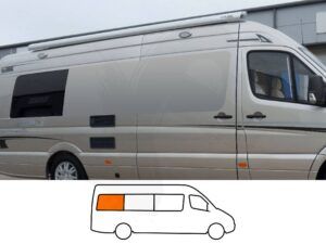 Sprinter 06-25/Crafter 06-17 LWB/XLWB O/S/R Fixed Window in Privacy Tint
