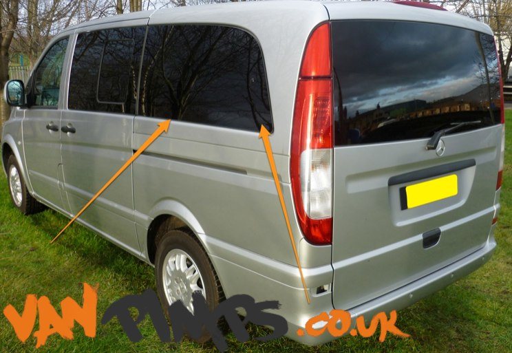 Mercedes Vito N/S/Rear XLWB (Nearside)