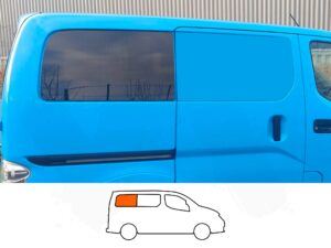 Nissan NV200 O/S/R (Rear) Fixed Window in Privacy Tint