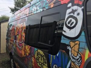 Alternative view of Sprinter 06-25/Crafter 06-17 MWB/LWB/XLWB O/S/F Opening Window in Privacy Tint