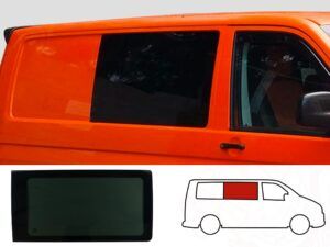 VW T5/T5.1/T6/T6.1 O/S/Front Fixed Window In Privacy Tint (Offside)