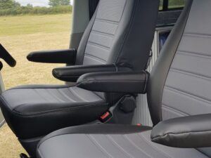 T5/T5.1 Punched Leather Style Seat Covers - Grey - Image 4