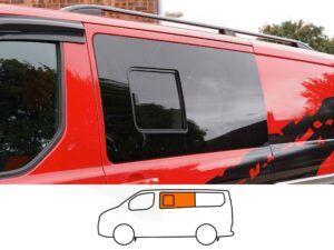 Ford Transit Custom N/S/F Opening Window in Privacy Tint (SWB/LWB)