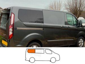 Ford Transit Custom O/S/R Fixed Window in Privacy Tint (SWB)