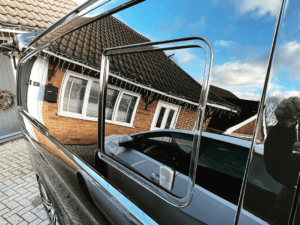 Mercedes Vito 2014> O/S/F Opening Window in Privacy Tint