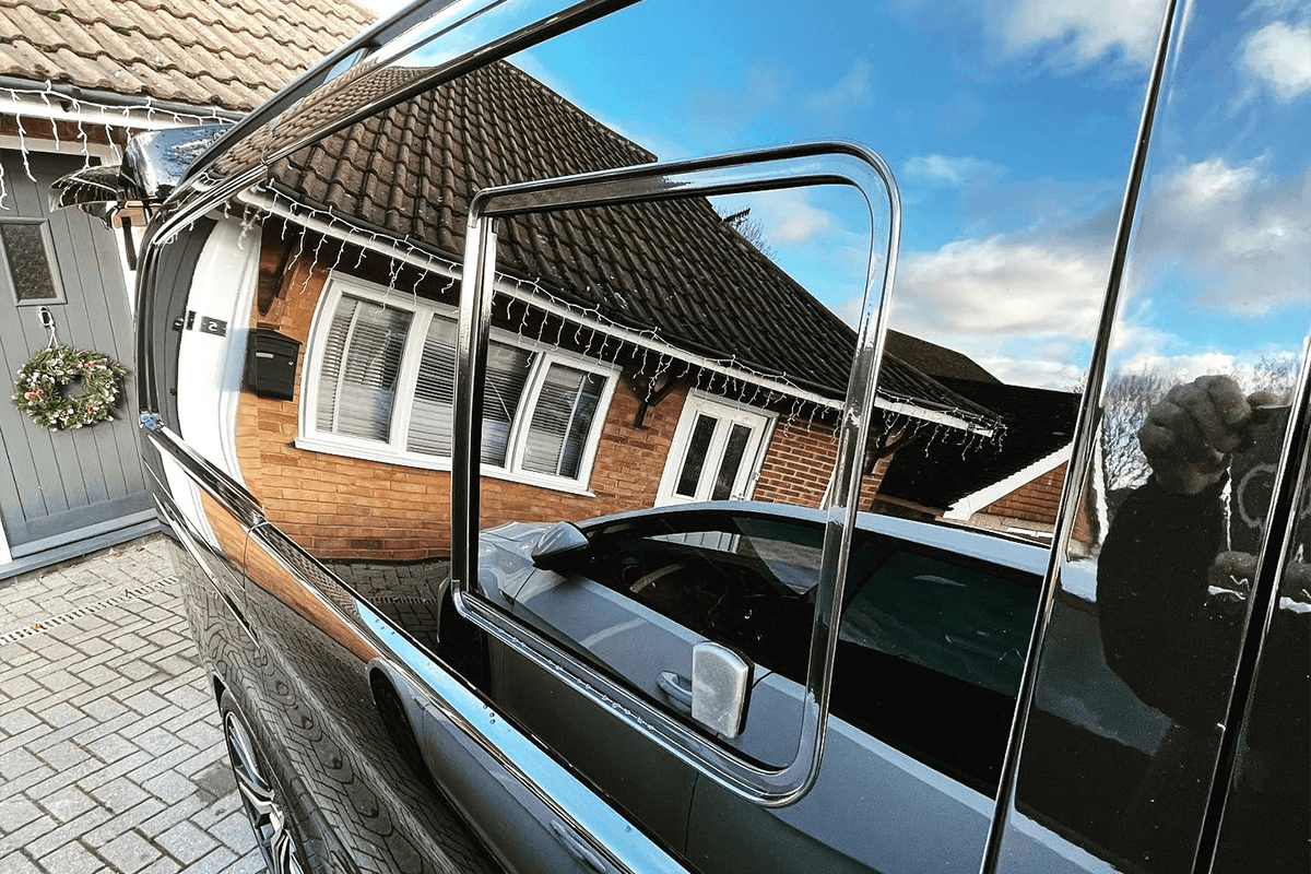 Mercedes Vito 2014> O/S/F Opening Window in Privacy Tint