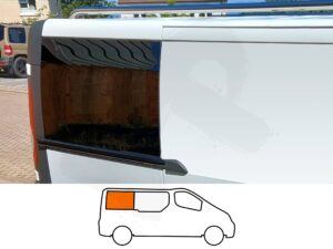 Trafic/Vivaro/Primastar O/S/R (Rear) Fixed Window in Privacy Tint SWB FOR SLIDING DOOR