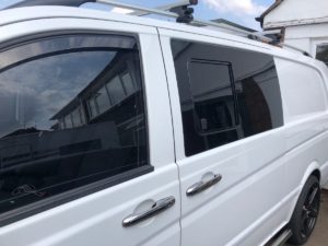 Mercedes Vito N/S/F Opening Window in Privacy Tint