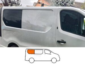 Trafic/Vivaro/NV300 X82 (2014 >) O/S/R (Rear) Fixed Window in Privacy Tint SWB