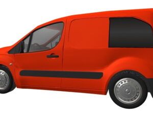 Partner/Berlingo N/S/R Fixed Window in Privacy Tint
