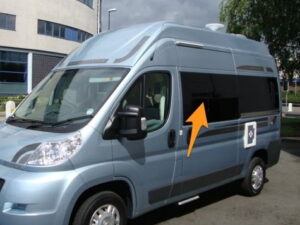 Alternative view of Ducato/Boxer/Relay/Movano (SWB) N/S Front Fixed Window In Privacy Tint