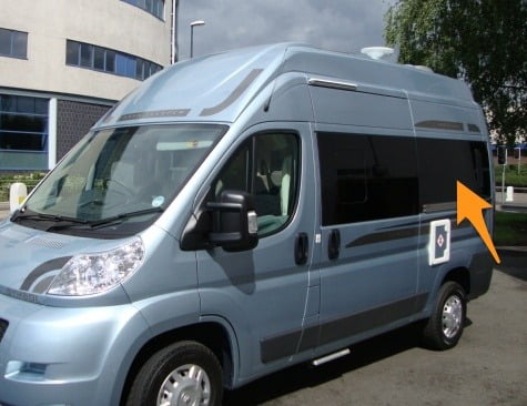 Ducato/Boxer/Relay/Movano (SWB) N/S Rear Fixed Window In Privacy Tint - Image 2