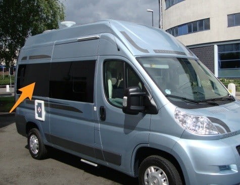 Ducato/Boxer/Relay/Movano (SWB) O/S Rear Fixed Window In Privacy Tint - Image 2