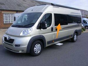 Alternative view of Ducato/Boxer/Relay/Movano (MWB/LWB/XLWB) N/S Front Fixed Window In Privacy Tint