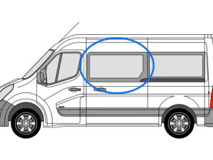 Master/Movano 2010>2024 N/S/F (MWB/LWB/XLWB) Opening Window In Privacy Tint - Image 4