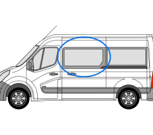 Master/Movano 2010>2024 N/S/F (MWB/LWB/XLWB) Opening Window In Privacy Tint - Image 4