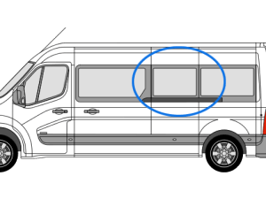 Renault Master 2010> N/S/Middle (LWB) (Nearside)
