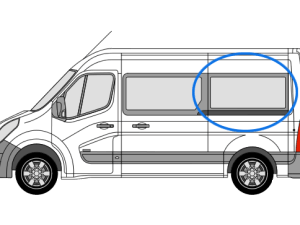 Renault Master 2010> N/S/Rear (MWB) (Nearside)