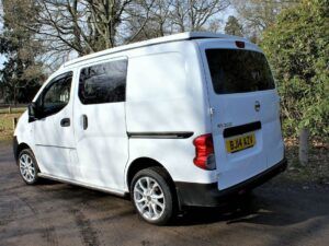Alternative view of Nissan NV200 N/S/F Opening Window in Privacy Tint