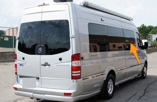 Sprinter 06-25 /Crafter 06-17 MWB/LWB/XLWB O/S/F Fixed Window in Privacy Tint - Image 3