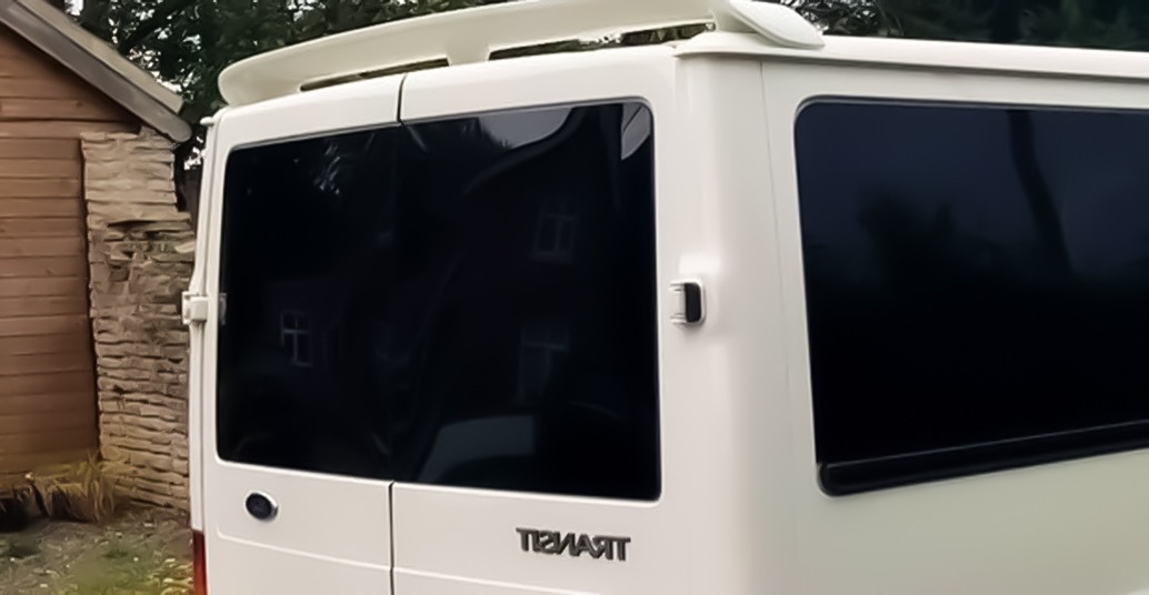 Ford Transit Nearside Back Door Window In Privacy Tint - Image 2