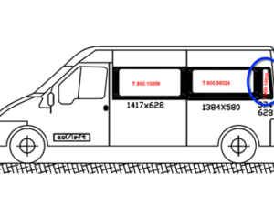 Ford Transit N/S/Rear Quarter (LWB) (Nearside)
