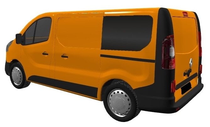 Trafic/Vivaro/NV300 X82 (2014 >) N/S/R (Rear) Fixed Window in Privacy Tint LWB