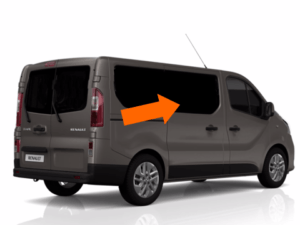 Trafic/Vivaro/NV300 X82 (2014 >) O/S/F Fixed Window in Privacy Tint - Image 3