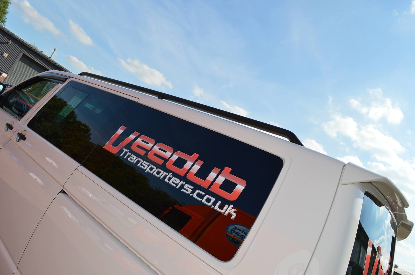 T5 42mm Matt Black Steel Roof Bars - LWB