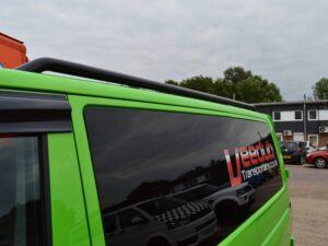 T5/T5.1/T6/T6.1 42mm Matt Black Steel Roof Bars - SWB - Image 4